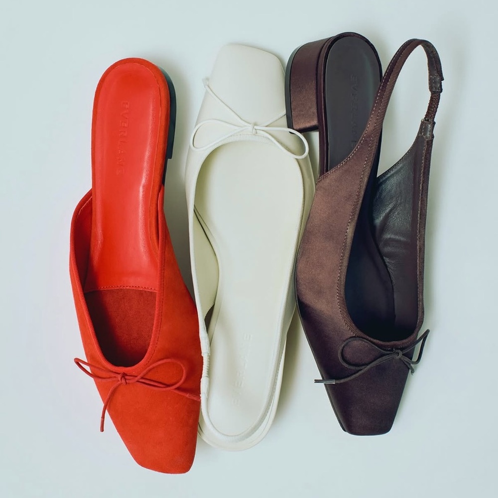 Red Ballet Mule - EVERLANE - Size 9